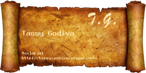 Tassy Godiva névjegykártya